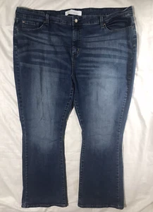 Levi's Strauss Mid Rise Blue Jeans Womens Boot Cut Stretch Denim 44/29 - Picture 1 of 6