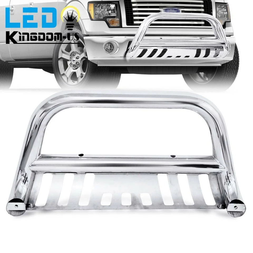 3'' Stainless Steel Bull Bar Bumper Guard for 04-23 Ford F-150/ 03-17 Expedition Foto 1 de 4