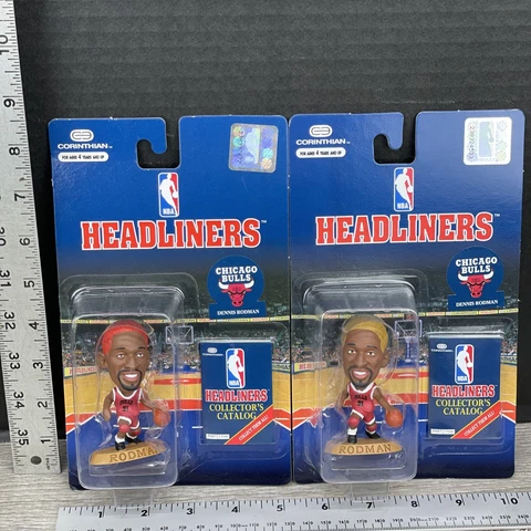 1996 Dennis Rodman Chicago Bulls Corinthian Headliners NBA Blonde /Red Hair NEW Cover