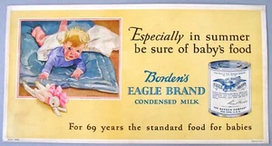 Anuncio de carro de leche condensada marca Borden's Eagle 1926, Lucile Patterson Marsh - Imagen 1 de 2