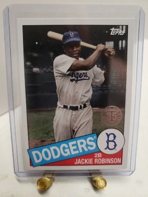 Jackie Robinson 2020 Topps Series 1 1985, 35th Anniversary Insert #85-22 Dodgers - Image 1 of 2