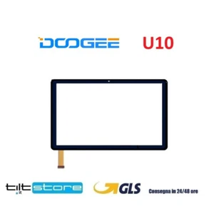 GLAS TOUCHSCREEN TABLET DOOGEE U10 BILDSCHIRM SCHWARZ ct-21 - Bild 1 von 1