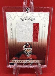 2003 Upper Deck Classic Portraits Martin Brodeur 2-color Game Worn Patch Devils