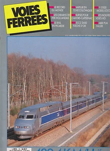 VOIES FERREES N°57 RECORD 482,4 KM:H / Y 51100 / 2CC2 3400 GOLDENER PFEIL / TSCHECHIEN - Bild 1 von 2