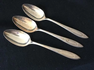 Vintage Oneida Community Silverplate Adam Serving/Tablespoons (3) - Picture 1 of 3