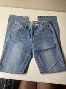 Rock & Roll Jeans Mens 27x34 Blue Denim Mid Rise Riding Western Outdoor - Picture 1 of 13