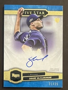 2021 TOPPS FIVE STAR SHANE MCCLANAHAN @ 21/25 @ AUTO AUTOGRAPH ROOKIE RC #FSA-SM - Picture 1 of 2