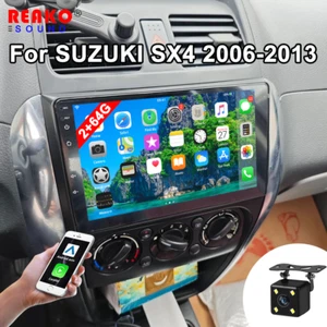 Carplay For Suzuki SX4 2006-2013 64G Android 13 Car Stereo FM Radio GPS Navi+Cam - Picture 1 of 16