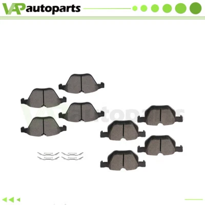 Front & Rear Brake Ceramic Pads Kit For 2009-2010 BMW 528i xDrive 2008 BMW 535xi - Image 1 of 4