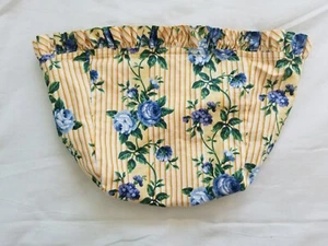 Longaberger Chives Chore Basket Liner Rose Trellis 3.5 x 6.5 x 5.5 Cottage Core - Picture 1 of 10