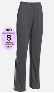 🔥DISCONTINUED UNDER ARMOUR WOMEN SMALL GRAY ALLSEASONGEAR PANTS NWT - Picture 1 of 6