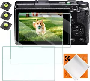 K&F Concept 3x Camera Screen Protector & Hot Shoe Cover for Ricoh GR III Camera - Picture 1 of 5