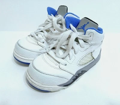 Nike Air Jordan 7C Retro Stealth Blanco Gris Azul 440890-140 Niño Pequeño 1 Año Zapatos  Foto 1 de 4