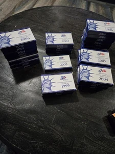 1999-2006 US Mint Proof Sets & State Quarters Proof Sets - Complete 8 Year Run - Picture 1 of 7