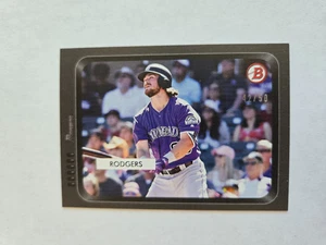 BRENDAN RODGERS RC 2019 BOWMAN ON DEMAND SERIAL NUMBER 42/50 CARD #14A COLORADO - Bild 1 von 2