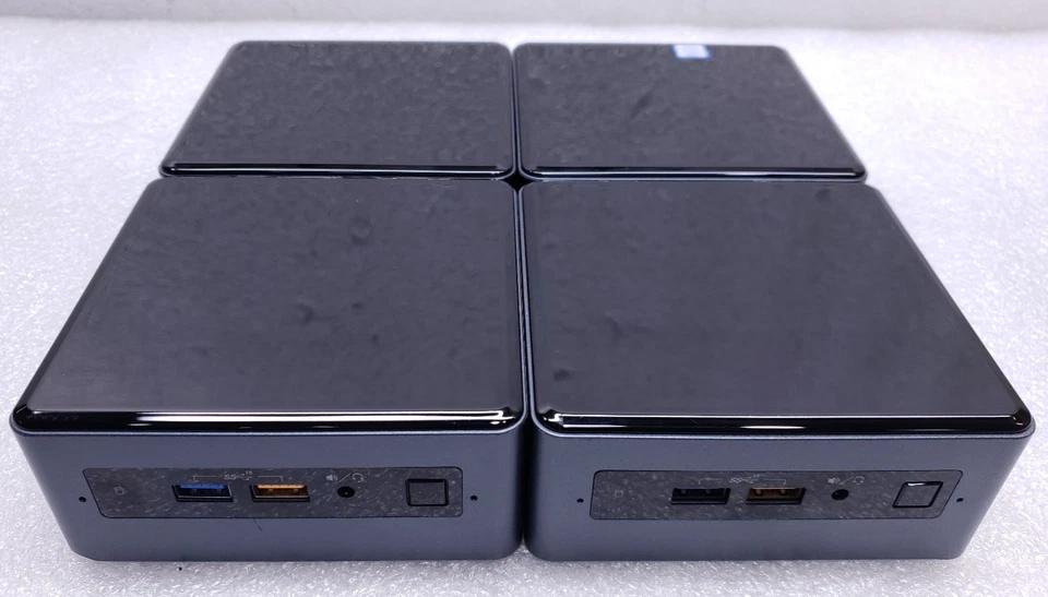 Lote de 4 Intel NUC BOXNUC8i3BEH1 i3 8ª generación sin RAM [sin disco duro / sin alimentación] #99 Foto 1 de 4
