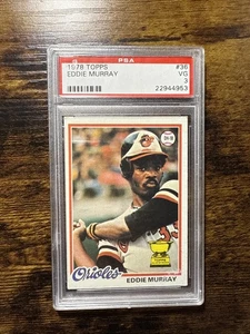 1978 TOPPS EDDIE MURRAY ROOKIE #36 PSA 3 - Picture 1 of 2