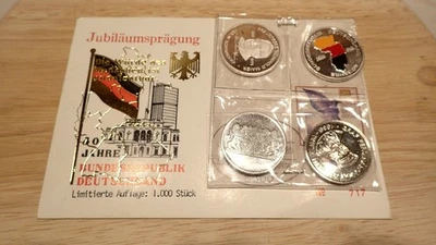 Vier Medaillen 40 Jahre Bundesrepublik Deutschland Jubiläumsprägung - Bild 1 von 4