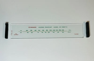 Receptor sintonizador Pioneer SX-1000TW face de vidro com suportes laterais - Imagem 1 de 4