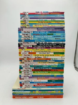 Lot of 50 Dr. Seuss Beginner Books / Bright & Early Children’s Hardcover Books - Image 1 of 4
