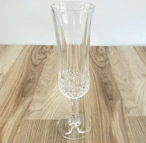 "Flautas de champán Cristal D'Arques Longchamp, cristal de 8"" de altura (S2-15)" - Imagen 1 de 4