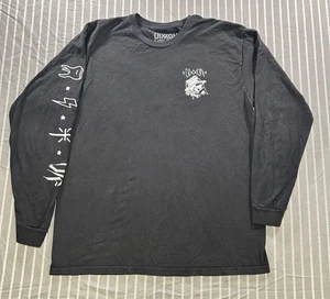 Camiseta de franela Dixxon para hombre manga larga talla XL cuello redondo función de forma gráfica - Imagen 1 de 6