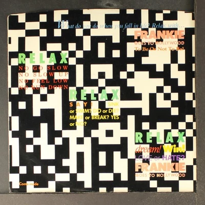 FRANKIE GOES TO HOLLYWOOD: relax / one september monday ISLAND 7" Single 45 RPM — 第 1/4 张图片