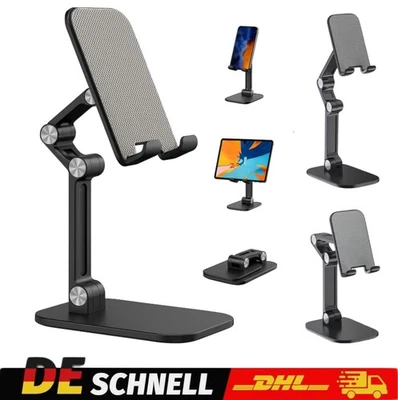Handyhalterung Tisch Ständer Tischhalter Tablet Handy Halter Faltbar Universal - Bild 1 von 4