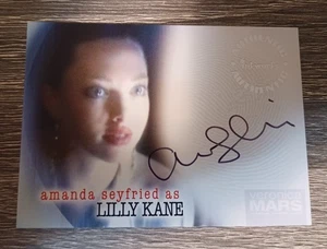 Inkworks Veronica Mars Season One Amanda Seyfried as Lilly Kane Auto Card A-6 - Picture 1 of 2