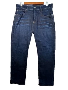 G-Star RAW 3301 Relaxed Jeans Straight 32x30 Fits 32x28 Denim Dark Wash - Picture 1 of 11