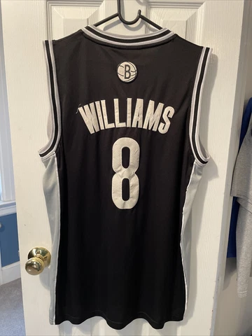 Deron Williams Brooklyn Nets Adidas Men’s Black Jersey Large Length Plus 2 Cover