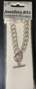 JF792 - Necklace With Toggle Large Link - 100cm - Silver - Picture 1 of 1
