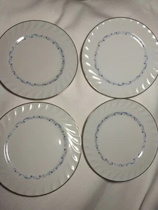 Celebrity Fine China Evening Tide Pattern Set of 4 Bread Plates 6 3/4" - Picture 1 of 6