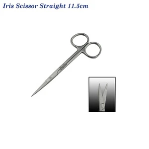 Iris Gum Surgery Tissue Scissors Straight fine tip Surgical instruments CE - Picture 1 of 6