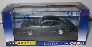 CORGI VANGUARDS - FORD CAPRI MK3 2.8i - FOREST / CRYSTAL GREEN MINT/PERFECT - Picture 1 of 6