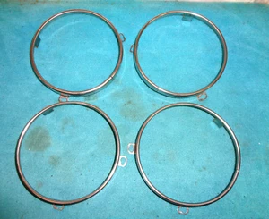 1968-74 MOPAR B-BODY OR 1970-74 CHALLENGER 5-3/4" HEADLIGHT BULB RETAINER RINGS - Picture 1 of 15