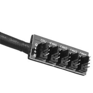 1 to 5 4Pin PWM Fan Hub CPU Cooler Fan PC Case Cooling Fan Power Extension Cable - Picture 1 of 3