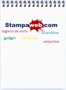 20 BLOCK NOTES PERSONALIZZATI CON STAMPA A COLORI CON LOGO AZIENDALE GADGET A6 - Foto 1 di 1