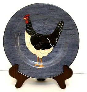 Warren Kimble Sakura “Brandon House” Country Quartet Rooster Blue Plate 8 1/4” - Picture 1 of 4