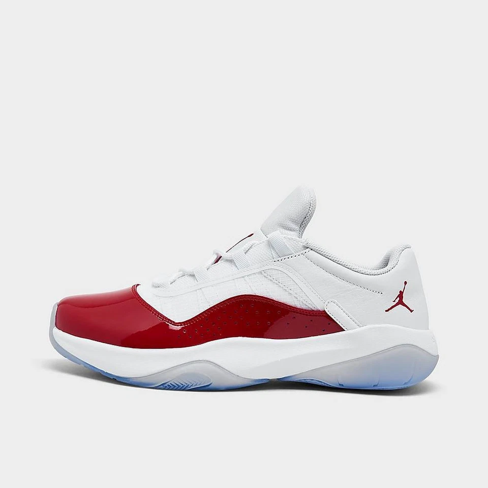 Nike Air Jordan 11 XI CMFT Low White/Red Cherry 2023 NEW - Image 1 of 4