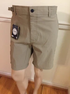 NWT Men Realtree 1/2 Cargo Shorts L 36/38 W X9 5 Pocket FreeTrek V2 Beige Tan - Picture 1 of 15