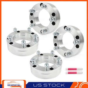 (4) 2" 6x5.5 to 5x5.5 Wheel Adapters 14x1.5 For Chevy GMC 6 Lug to Ram 5 Lug Rim - Picture 1 of 7
