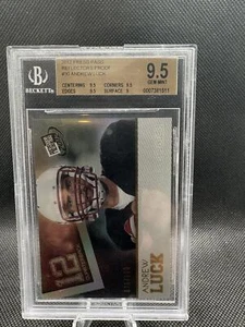 Press Pass #30 Andrew Luck 2012 reflectores prueba BGS 9,5 Stanford Cardinal - Imagen 1 de 2
