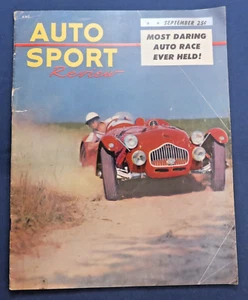 Vintage September 1952 AUTO SPORT REVIEW MAGAZINE - Picture 1 of 6