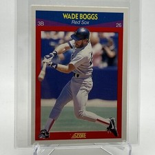 1990 Score 100 Superstars Wade Boggs Baseball Card #80 Mint FREE SHIPPING