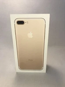 Apple iPhone 7 Plus 128GB MN662LL/A Gold Empty Box Only with Insert Decals - Picture 1 of 7