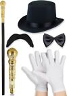 Adults Rich Factory Owner Victorian Gentleman Role Play Fancy Dress Costume Set