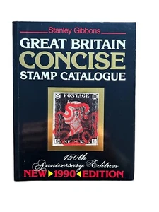 Vintage Gibbons Concis Timbre Catalogue De Great Grande-Bretagne. 1990 150TH Ann - Imagen 1 de 1