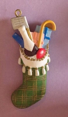 THE DOLLS HOUSE EMPORIUM Puppenhaus Emporium Maßstab 1:12 Resin Weihnachtsstrumpf