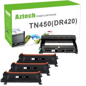 Compatible With Brother TN450 Toner DR420 Drum HL-2240 2280DW MFC-7360N - Picture 1 of 12